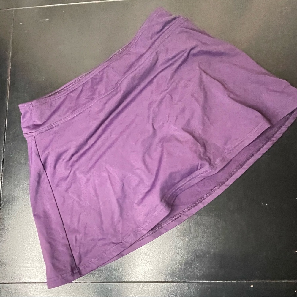 Lands End Purple Swim Skirt size 2P petite
